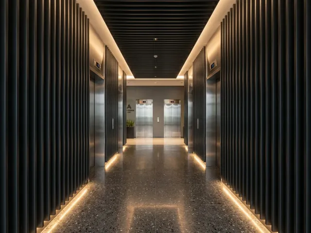 Metal Baffle Duvar - Alce İnovatif Tasarım